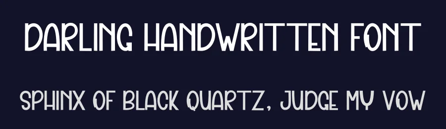 Darling Handwritten Font by inermediaSTUDIO — Display Font — thumbnail 2