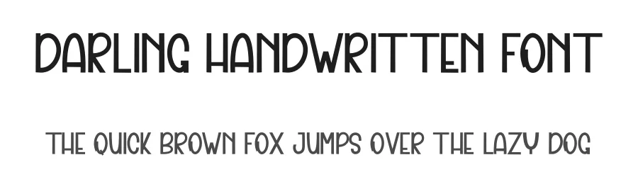 Darling Handwritten Font by inermediaSTUDIO — Display Font