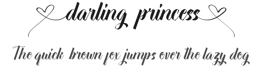 Darling Princess by nihstudio — Script Handwritten Font