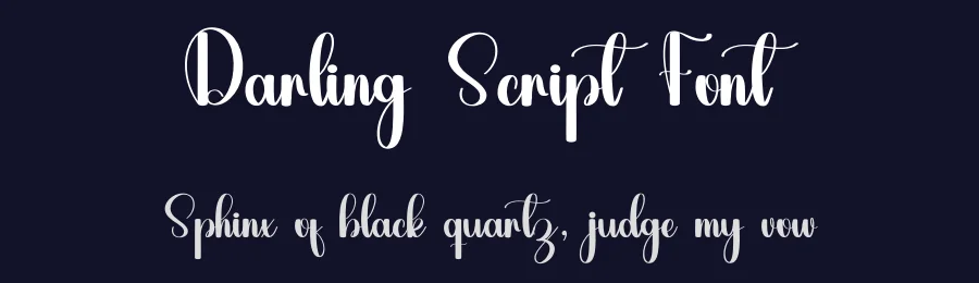 Darling Script Font by inermediaSTUDIO — Script Handwritten Font — thumbnail 2