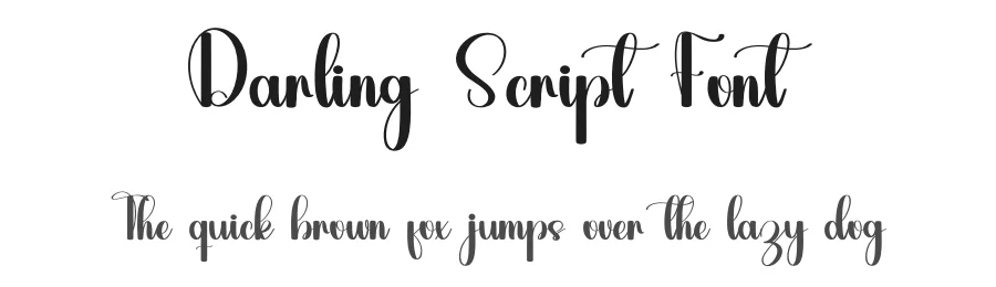 Darling Script Font by inermediaSTUDIO — Script Handwritten Font