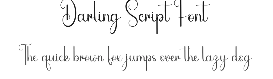 Darling Script Font by andikastudio — Script Handwritten Font