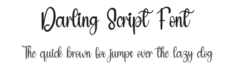 Darling Script Font by inermediaSTUDIO — Script Handwritten Font