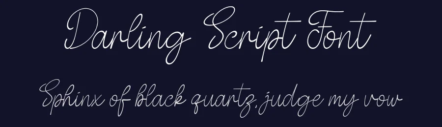 Darling Script Font by Funtype — Serif Font — thumbnail 2