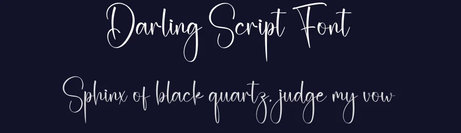 Darling Script Font by creativeletter — Script Handwritten Font — thumbnail 2