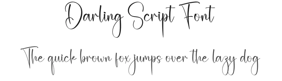 Darling Script Font by creativeletter — Script Handwritten Font