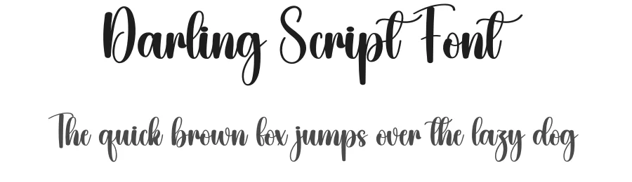 Darling Script Font by creativeletter — Script Handwritten Font