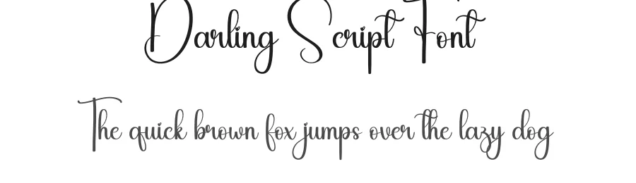 Darling Script Font by andikastudio — Script Handwritten Font