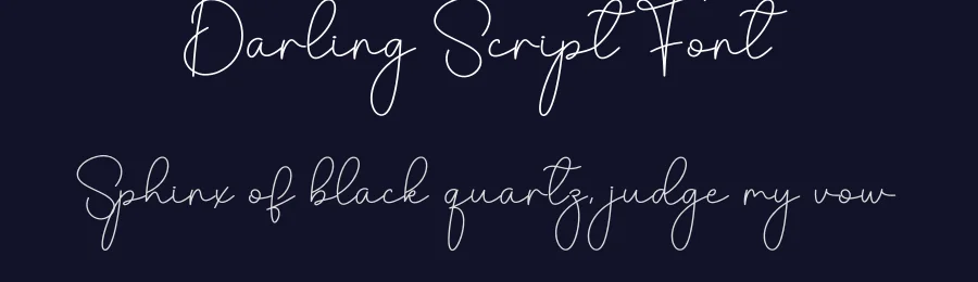 Darling Script Font by creativeletter — Script Handwritten Font — thumbnail 2
