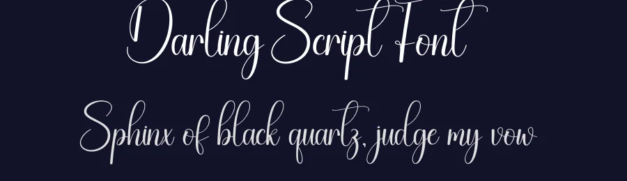 Darling Script Font by creativeletter — Script Handwritten Font — thumbnail 2