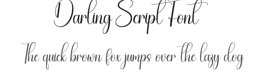 Darling Script Font by creativeletter — Script Handwritten Font