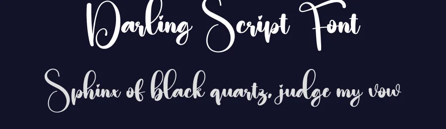 Darling Script Font by creativeletter — Script Handwritten Font — thumbnail 2