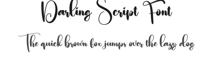 Darling Script Font by creativeletter — Script Handwritten Font