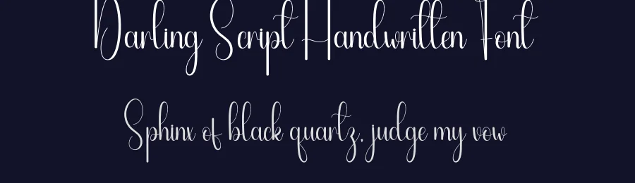Darling Script Handwritten Font by andikastudio — Script Handwritten Font — thumbnail 2