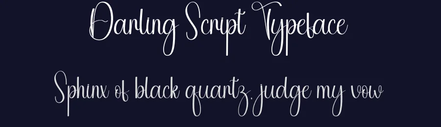 Darling Script Typeface by andikastudio — Script Handwritten Font — thumbnail 2