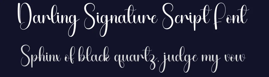 Darling Signature Script Font by andikastudio — Script Handwritten Font — thumbnail 2