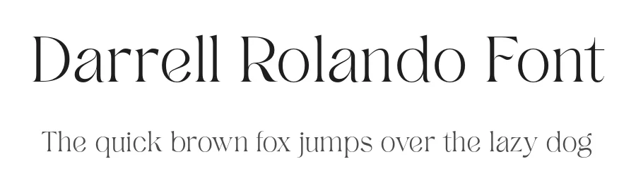 Darrell Rolando Font by grezlinestudio — Display Font