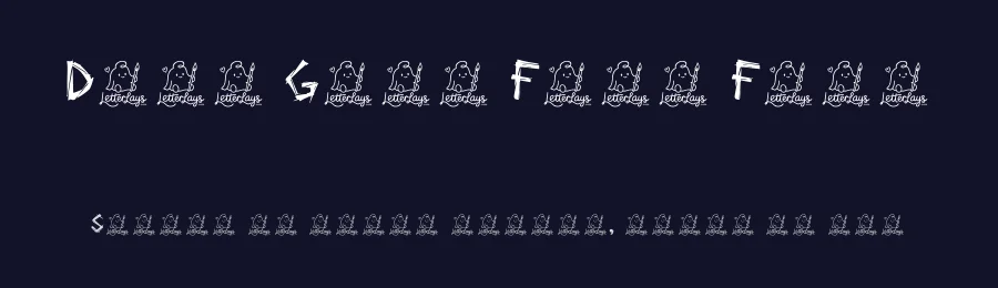 Dash Gash Free Font by Letterlays — Display Font — thumbnail 2