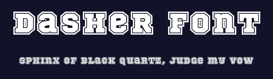 Dasher Font by Artnivora Studio — Display Font — thumbnail 2