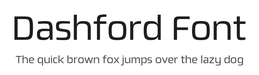 Dashford Font by Zafara — Display Font