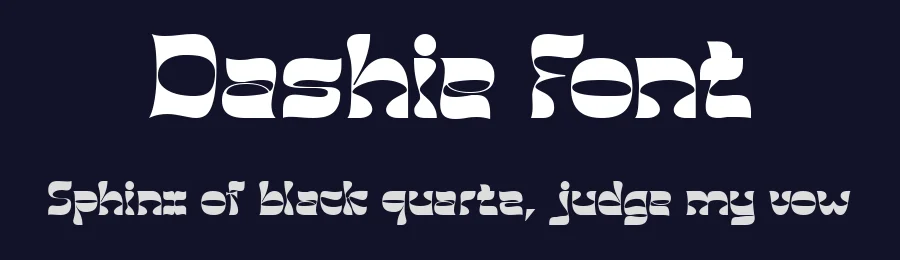 Dashie Font by Muksal Creative — Display Font — thumbnail 2