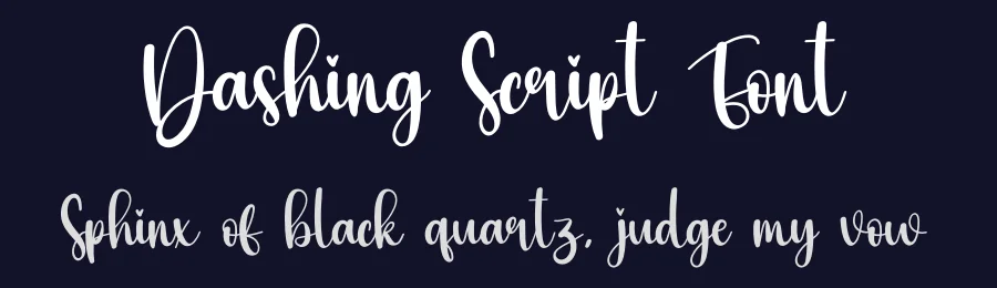 Dashing Script Font by creativeletter — Script Handwritten Font — thumbnail 2