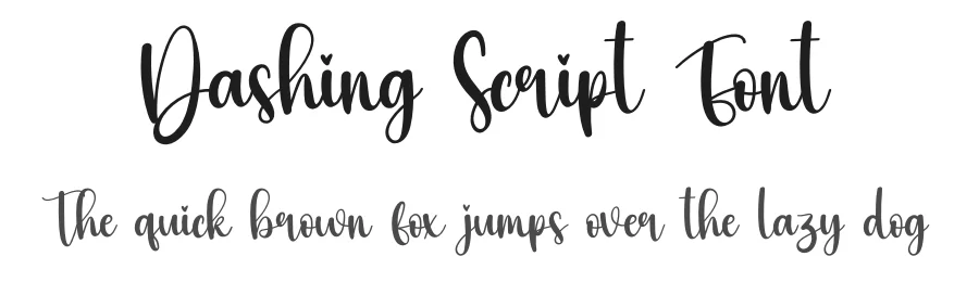 Dashing Script Font by creativeletter — Script Handwritten Font