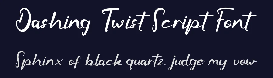 Dashing Twist Script Font by Creatifontstudios — Script Handwritten Font — thumbnail 2