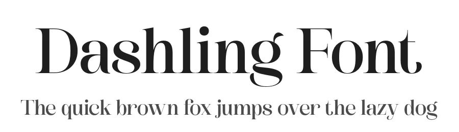 Dashling Font by Shakira Studio — Serif Font