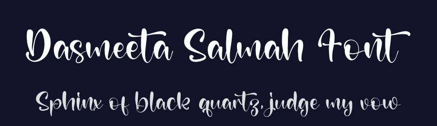 Dasmeeta Salmah Font by letterfabric — Script Handwritten Font — thumbnail 2