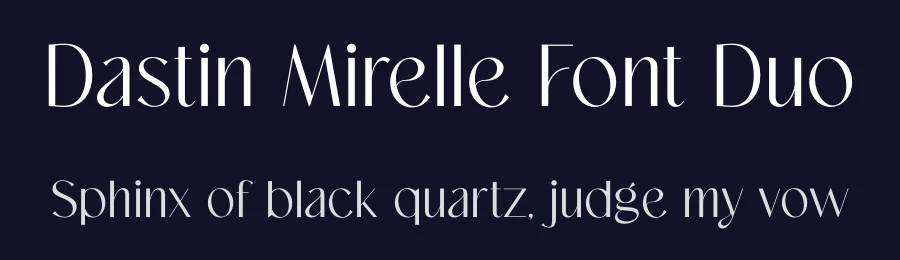 Dastin Mirelle Font Duo by ToniStudio — Sans Serif Font — thumbnail 2