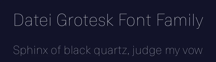 Datei Grotesk Font Family by Sibylle Hagmann — Sans Serif Font — thumbnail 2