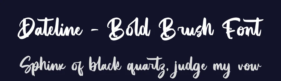 Dateline – Bold Brush Font by letterenastudios — Script Handwritten Font — thumbnail 2