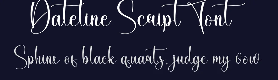 Dateline Script Font by creativeletter — Script Handwritten Font — thumbnail 2