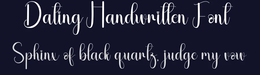 Dating Handwritten Font by andikastudio — Script Handwritten Font — thumbnail 2