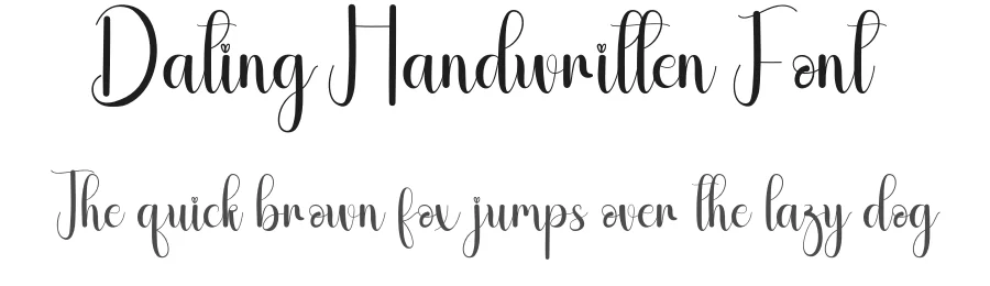 Dating Handwritten Font by andikastudio — Script Handwritten Font