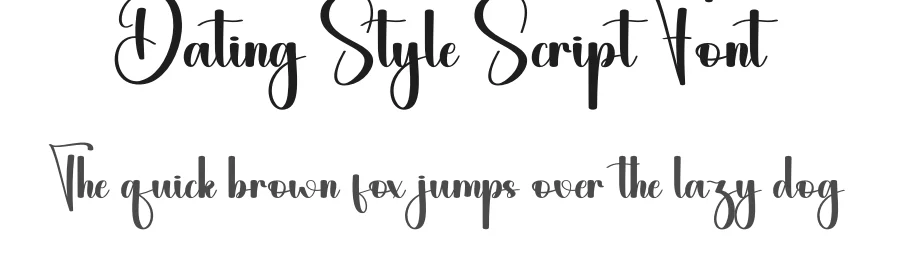 Dating Style Script Font by andikastudio — Script Handwritten Font