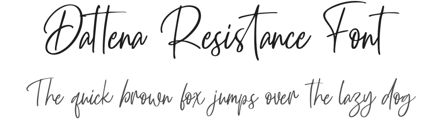 Dattena Resistance Font by Lettermine — Decorative Font