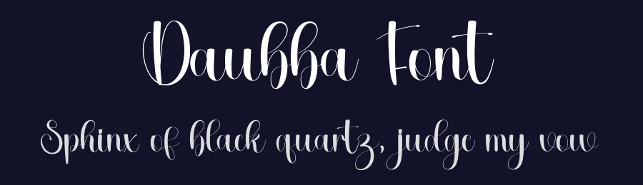 Daubba Font by inermediaSTUDIO — Script Handwritten Font — thumbnail 2