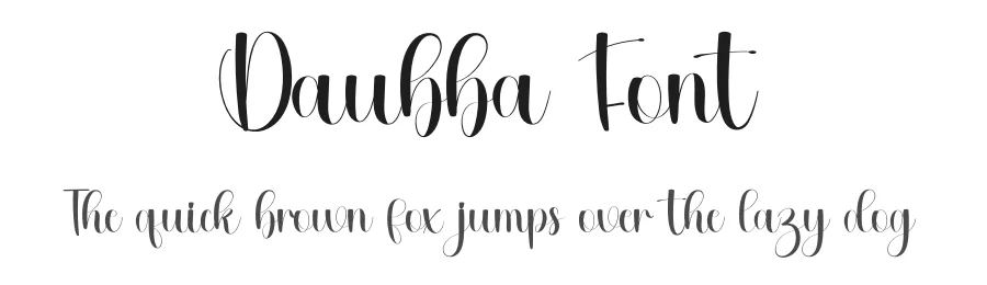 Daubba Font by inermediaSTUDIO — Script Handwritten Font