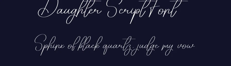 Daughter Script Font by creativeletter — Script Handwritten Font — thumbnail 2