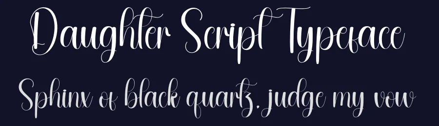 Daughter Script Typeface by andikastudio — Script Handwritten Font — thumbnail 2