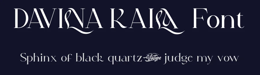 Davilna Kaila Font by VinType — Display Font — thumbnail 2