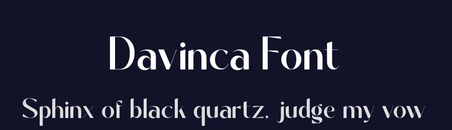 Davinca Font by Zafiratype — Display Font — thumbnail 2