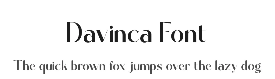 Davinca Font by Zafiratype — Display Font