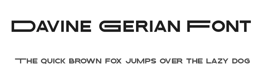 Davine Gerian Font by noahtype — Decorative Font