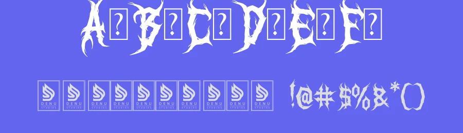 Dawn Ballad Black Metal Font by Denustudios — Blackletter Font — thumbnail 3