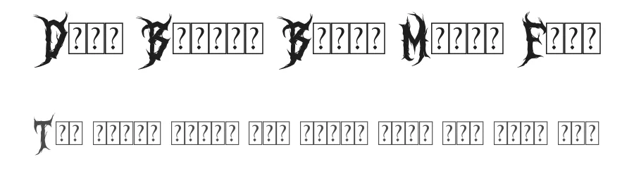 Dawn Ballad Black Metal Font by Denustudios — Blackletter Font