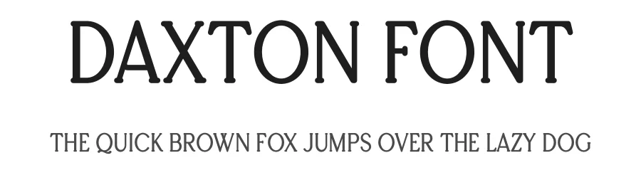 Daxton Font by vpcreativeshop — Display Font