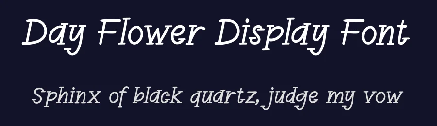 Day Flower Display Font by andikastudio — Script Handwritten Font — thumbnail 2